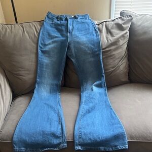 Classic Blue Wide Leg Jeans